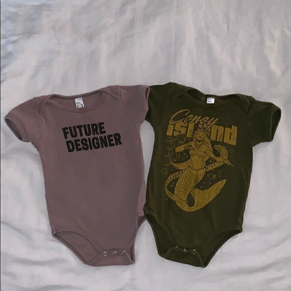American Apparel onesies   